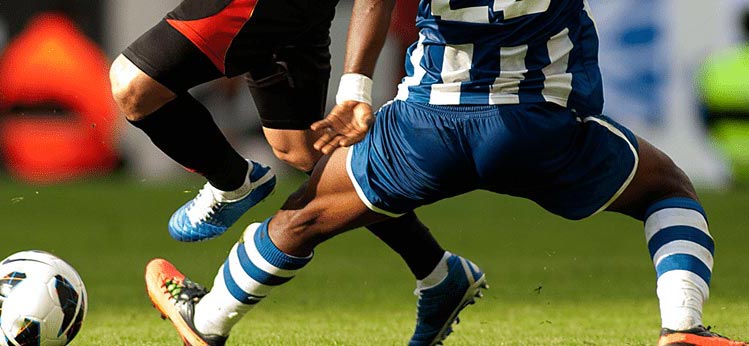 Futbolda ve sporda yaralanmalar.